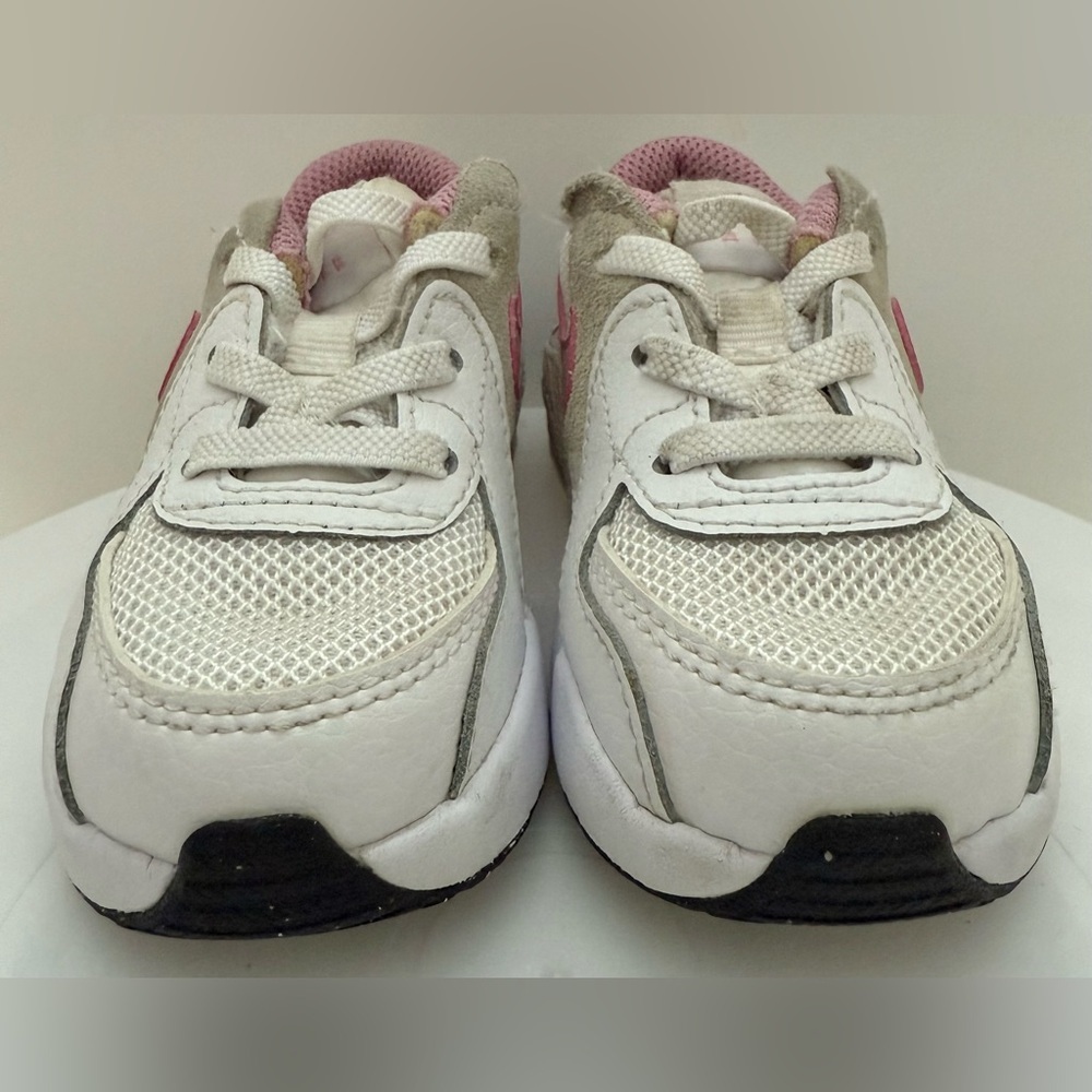 Nike Kids Air Max White and Pink Sneakers - Size 5C - Picture 6 of 9